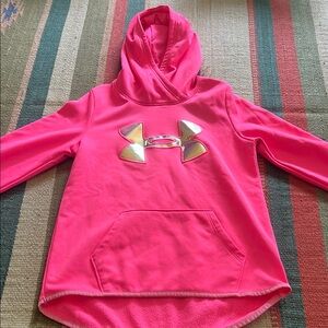 Under Armour Pink Sweatshirt Hoodie Vibrant Athletic Wear